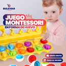 JUGUETE MONTESSORI EN FORMA DE HUEVO