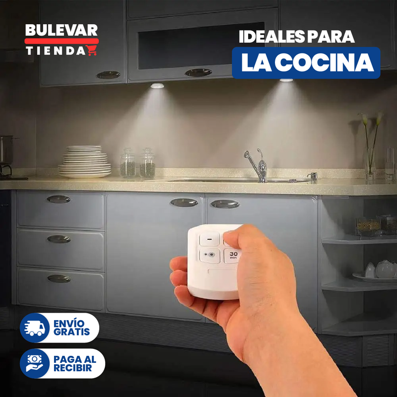 LUZ LED INALÁMBRICA CON CONTROL REMOTO