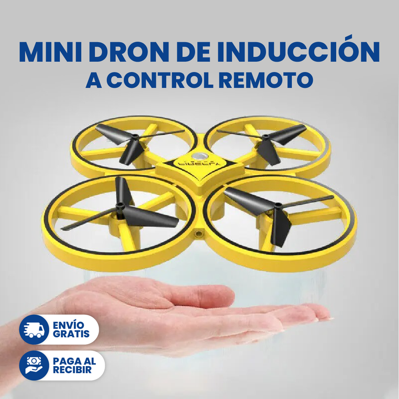 MINI DRON DE INDUCCIÓN CON CONTROL REMOTO