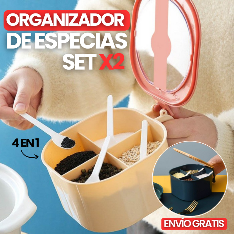 SET X2 ORGANIZADOR DE ESPECIAS