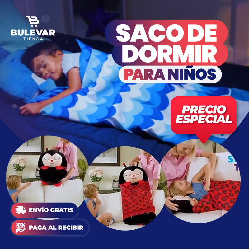 SACO DE DORMIR MULTIFUNCIONAL PARA NIÑOS