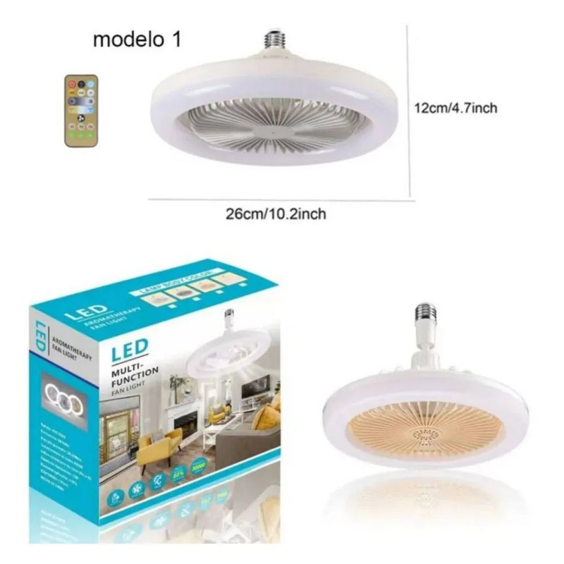 LUZ LED DE VENTILADOR CON FRAGANCIA