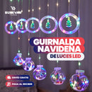 GUIRNALDA NAVIDEÑA DE LUCES LED DECORATIVA