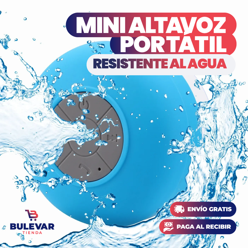 MINI ALTAVOZ PORTÁTIL RESISTENTE AL AGUA