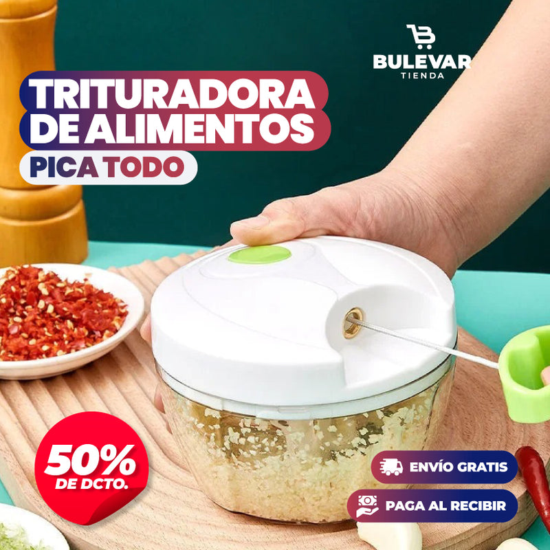 TRITURADORA MANUAL DE ALIMENTOS - PICA TODO