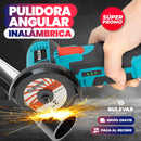 PULIDORA, CORTADORA, AMOLADORA ANGULAR INALÁMBRICA