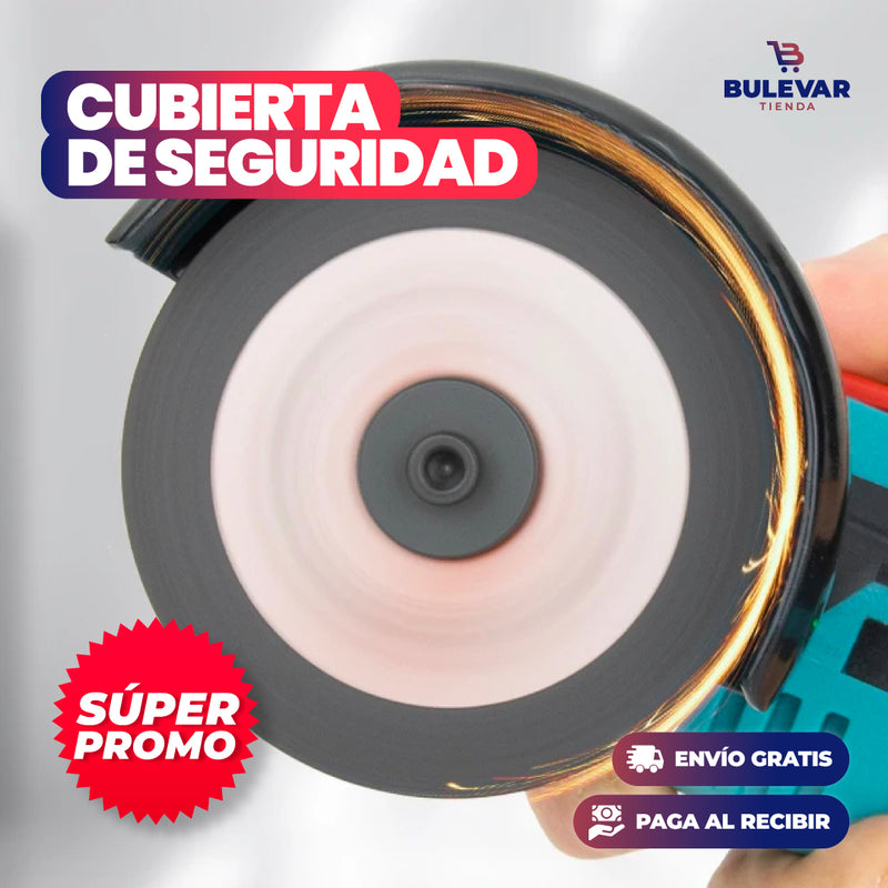PULIDORA, CORTADORA, AMOLADORA ANGULAR INALÁMBRICA