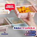 PROMO X4 CAJA ORGANIZADORA RETRÁCTIL PARA NEVERA